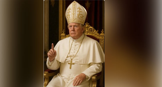 Trump Faces Criticism After Posting AI Image Of Himself As Pope