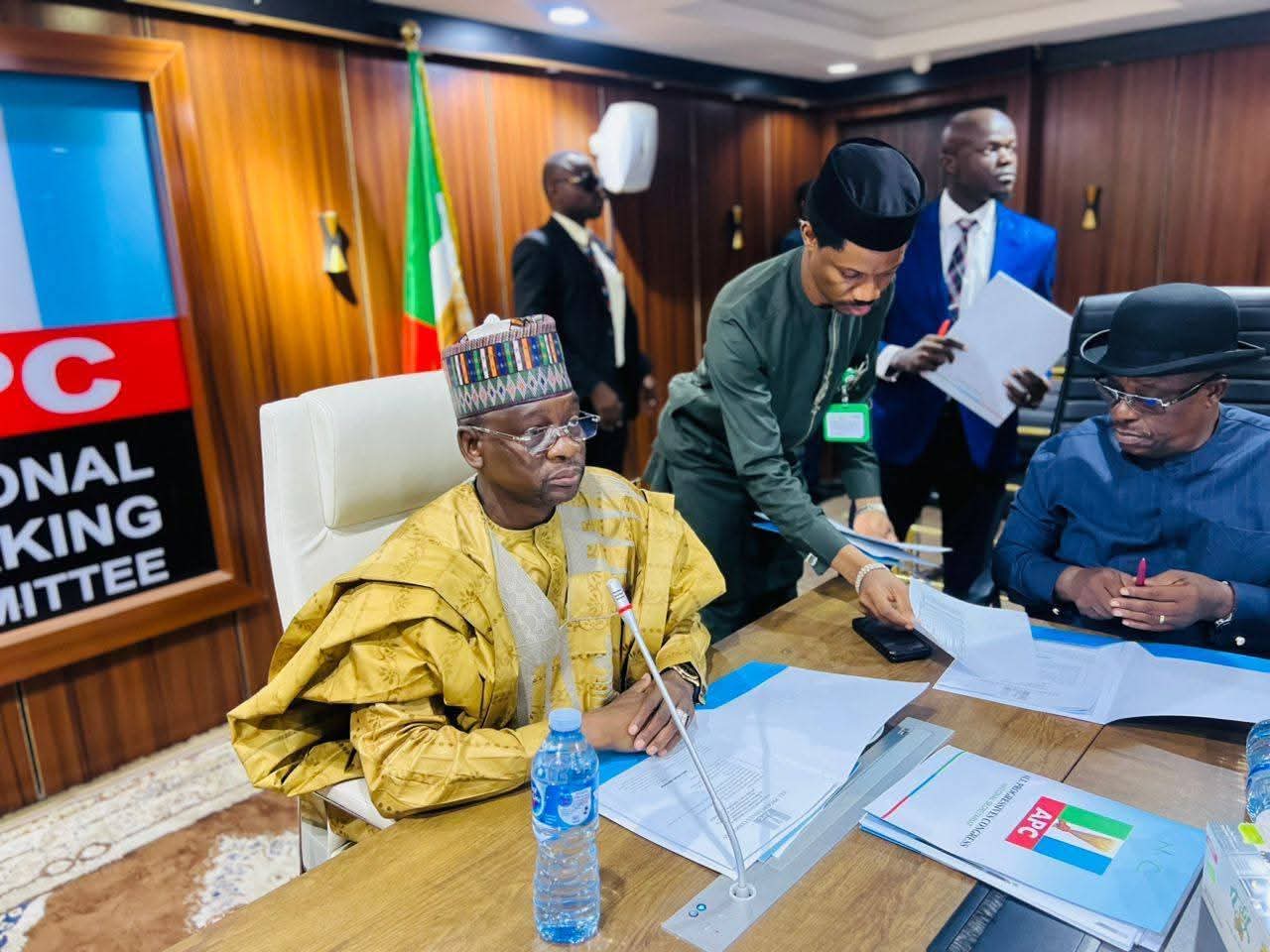 Dalori chairs first APC NWC meeting following Ganduje’s resignation