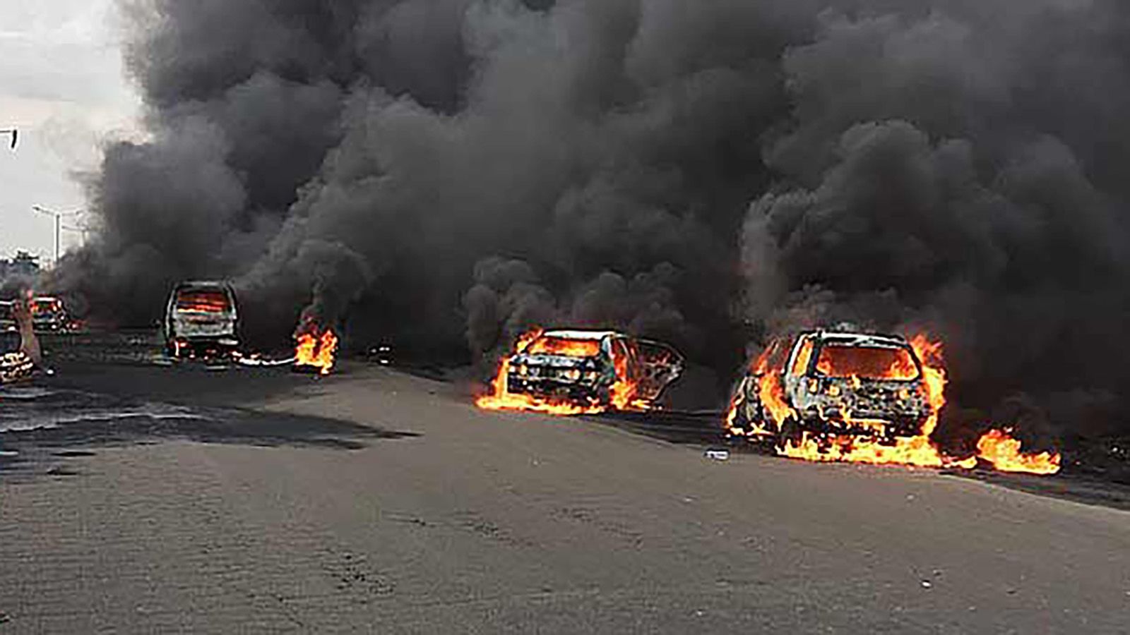 Three rescued in Lagos tanker explosion